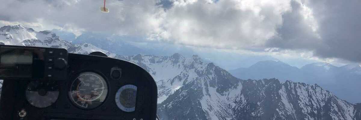 Flugwegposition um 15:04:07: Aufgenommen in der Nähe von Garmisch-Partenkirchen, Deutschland in 2055 Meter